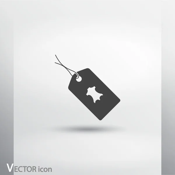 Etiqueta icono de diseño — Vector de stock