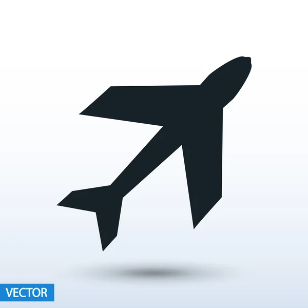 Airplane symbol design — Stock Vector