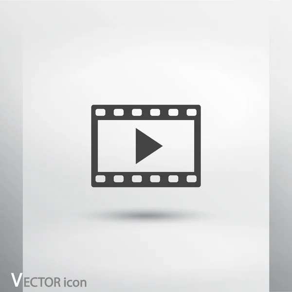 Design de ícone de vídeo — Vetor de Stock