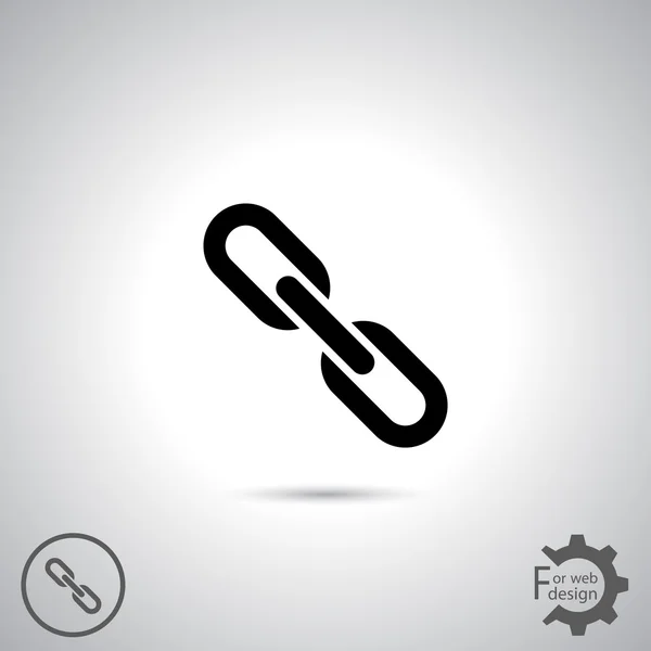 Icono de eslabón — Archivo Imágenes Vectoriales