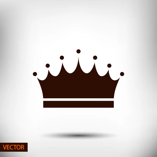 Crown icon design — Stock Vector