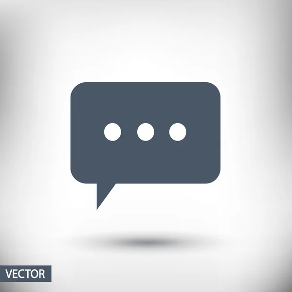 Speech bubble icon — Stock Vector