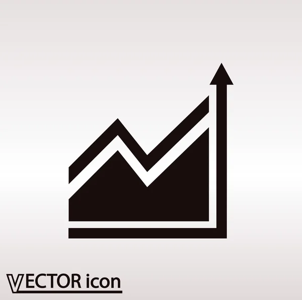 Infografía, icono del gráfico — Vector de stock