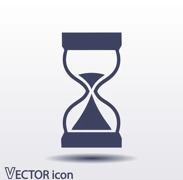 Ikona přesýpacích hodin design — Stockový vektor