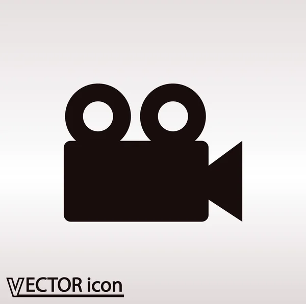 Icono de cámara de vídeo — Vector de stock