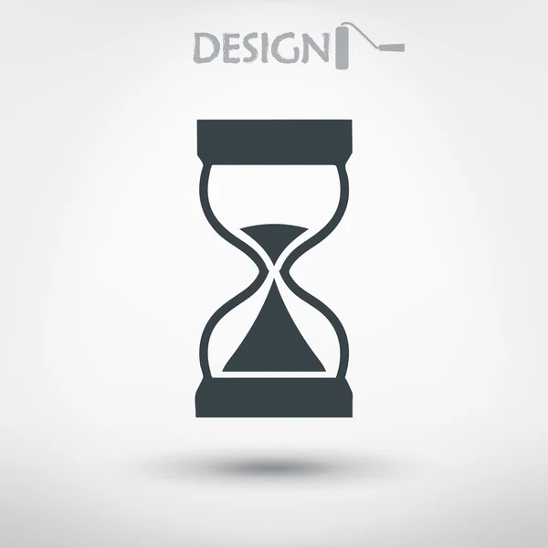 Hourglass icon design — Stock Vector