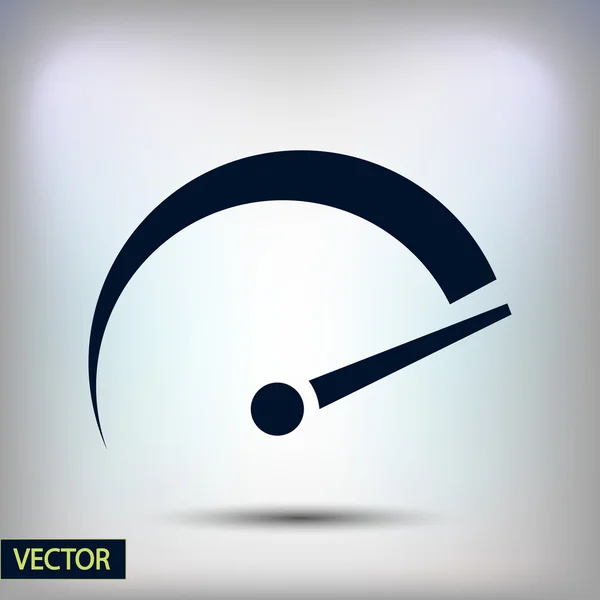 Tacho-Symbol-Illustration — Stockvektor
