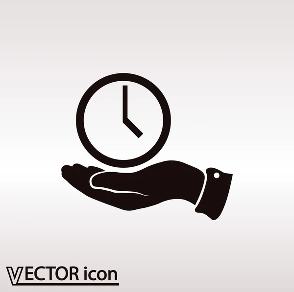 Klok pictogram ontwerp — Stockvector