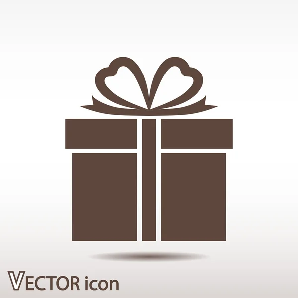 Icono de caja de regalo — Archivo Imágenes Vectoriales
