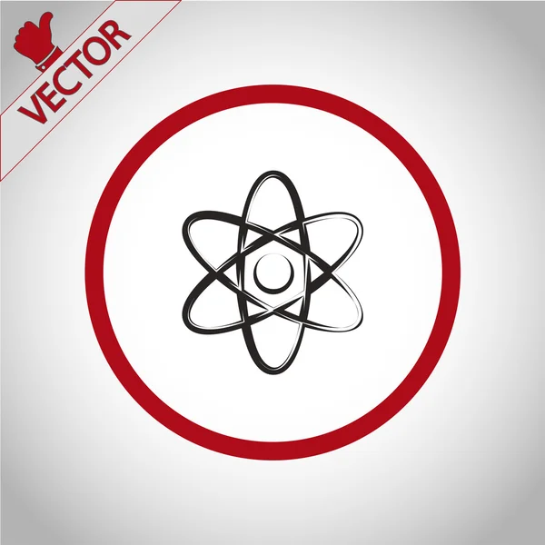 Ikona atomu — Stockový vektor