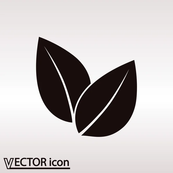 Leaf icon design — Stock Vector