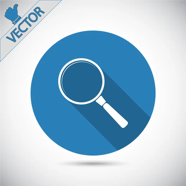 Search icon. Flat design — Stock Vector