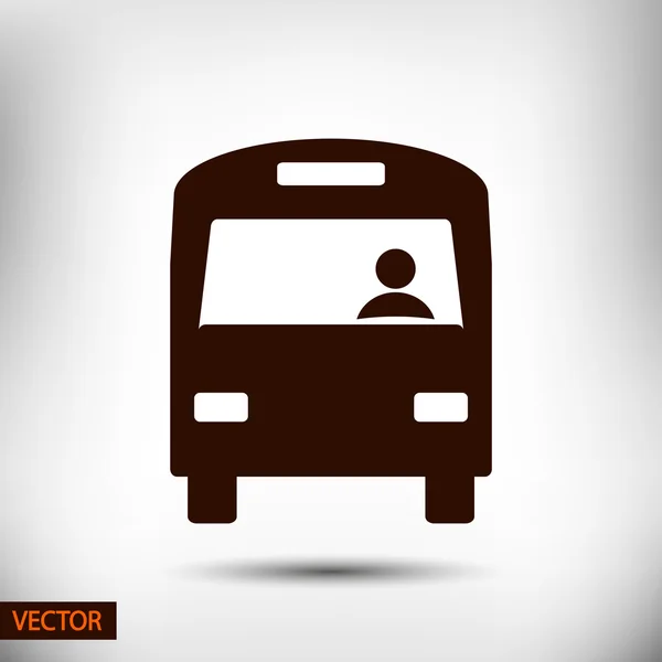 Design pictograme autobuz — Vector de stoc