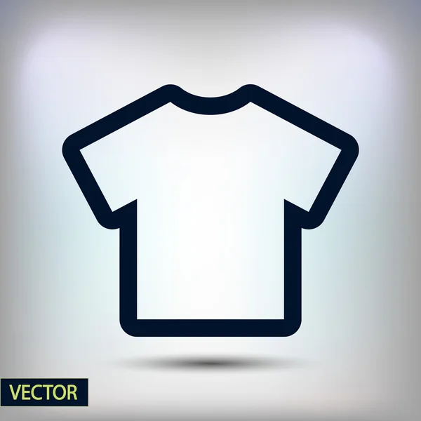 Икона футболки — стоковый вектор