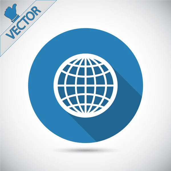 Design de ícone globo — Vetor de Stock