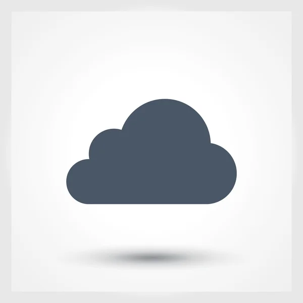 Cloud icon  Flat design style — Stock Vector