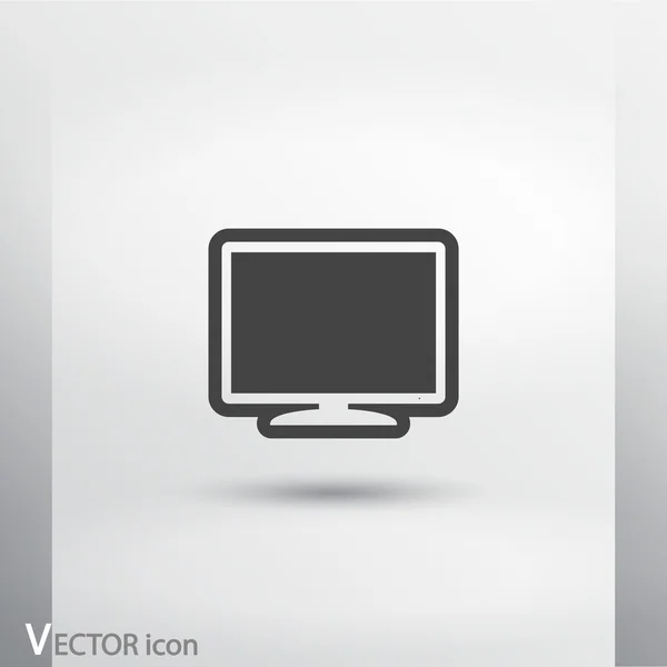 Projeto do ícone do monitor — Vetor de Stock