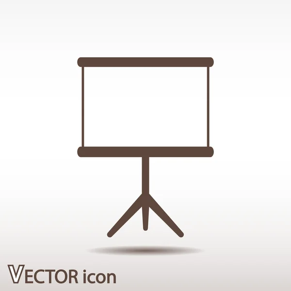 Blank board icon — Stock Vector