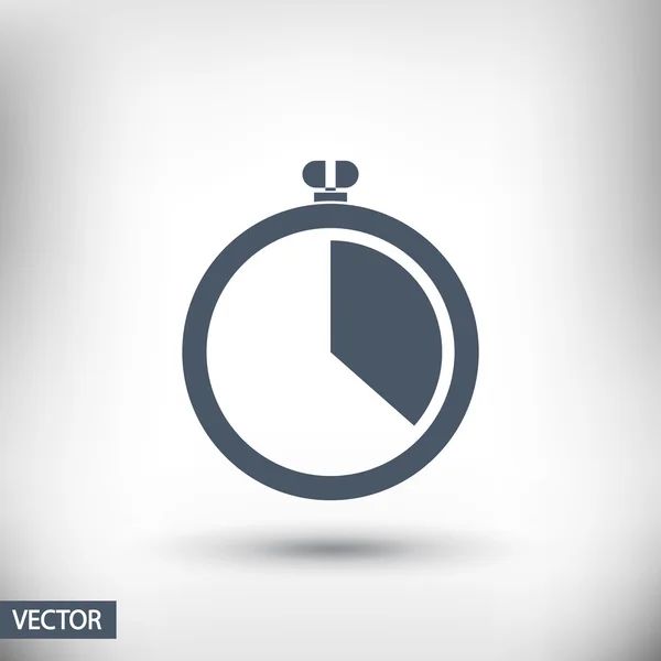 Diseño de icono de cronómetro — Vector de stock