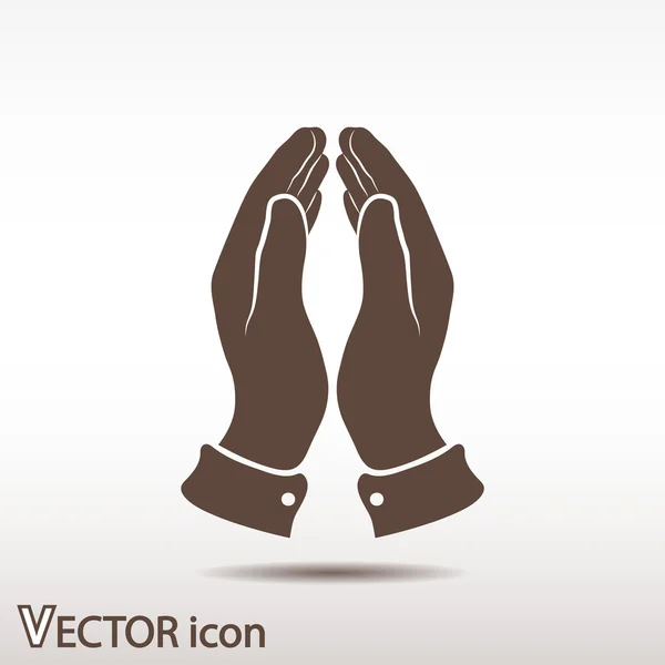 Praying hands icon