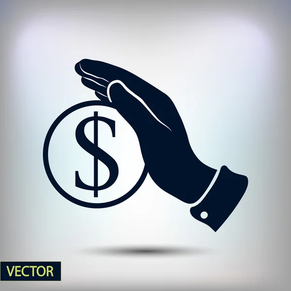 Economizar dinheiro ícone —  Vetores de Stock
