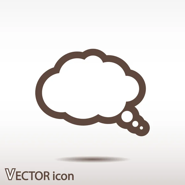 Icono de burbuja de habla — Vector de stock