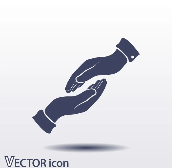 Handen pictogram ontwerp — Stockvector