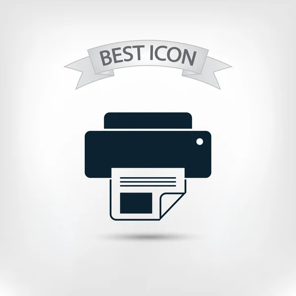 Printer icon design — Stock Vector