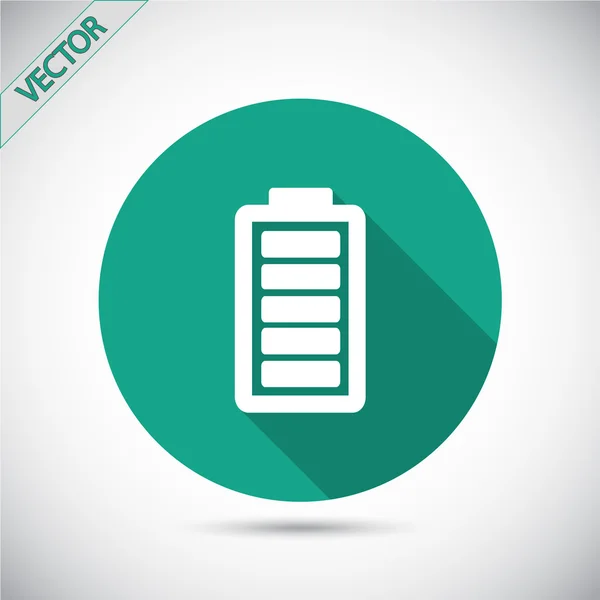 Batterij lading pictogram — Stockvector