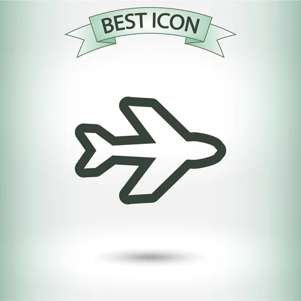 Airplane symbols icon — Stock Vector