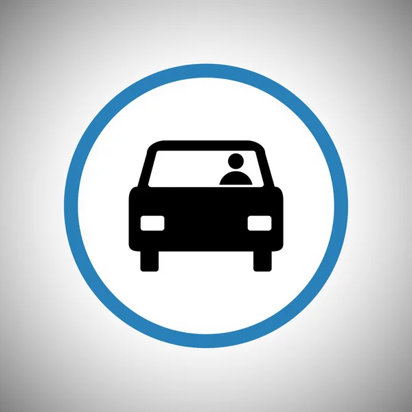 Diseño de icono de coche — Vector de stock