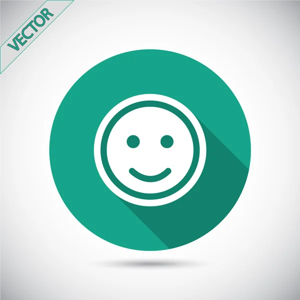 Sonrisa icono de diseño — Vector de stock