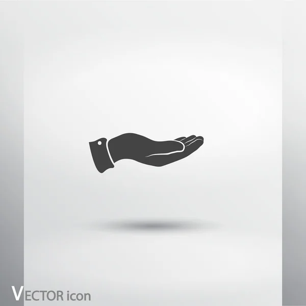 Hand pictogram ontwerp — Stockvector