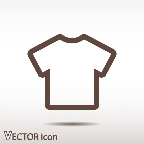 Camiseta Icono plano — Vector de stock