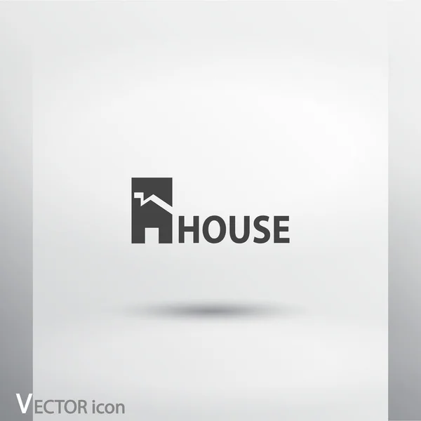 Flat House icon. — Stock Vector