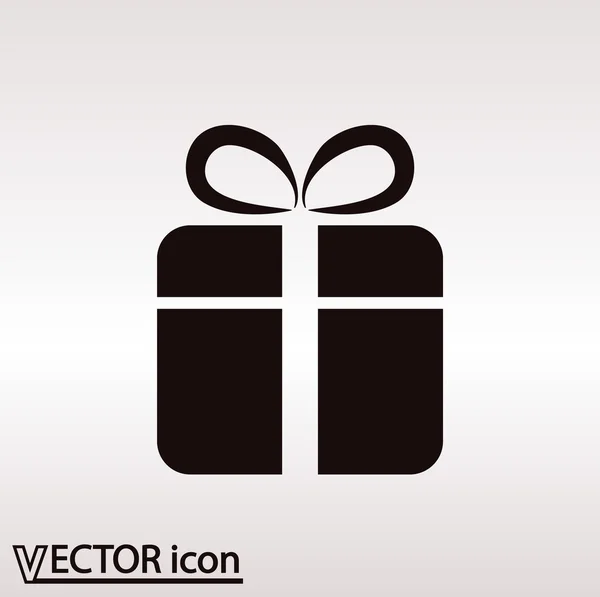 Icono de caja de regalo — Vector de stock