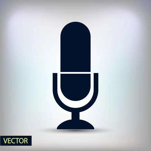 Microphone icon design — Stock Vector