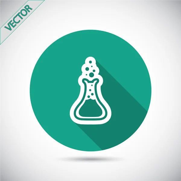 Laboratory glass icon — Stock Vector