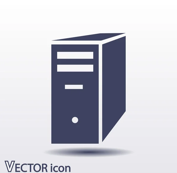 Computer server icon — Stock Vector