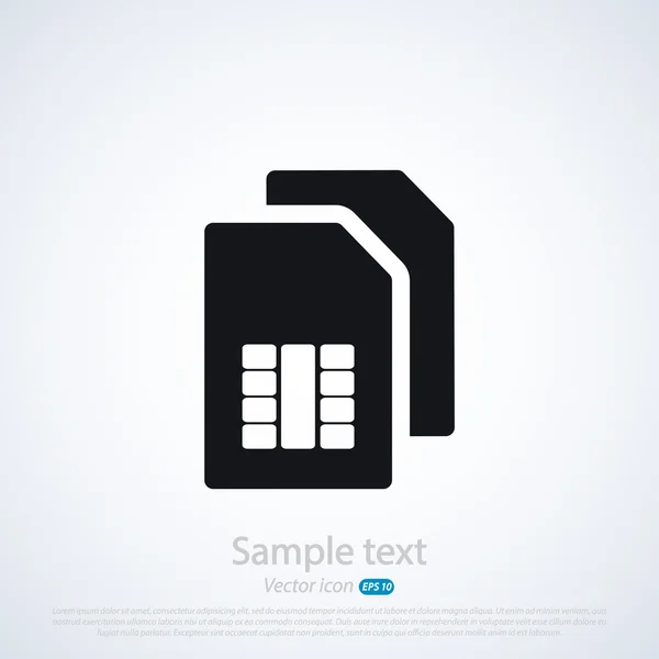 SIM-kaart pictogram — Stockvector