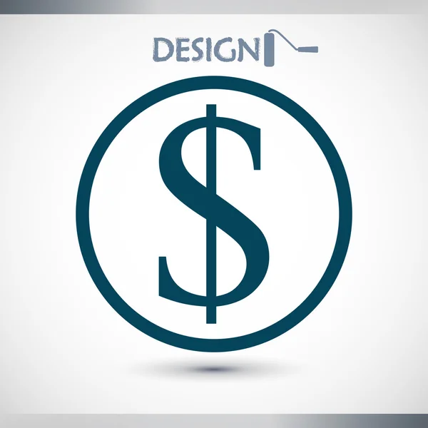 Money icon design — Stock Vector