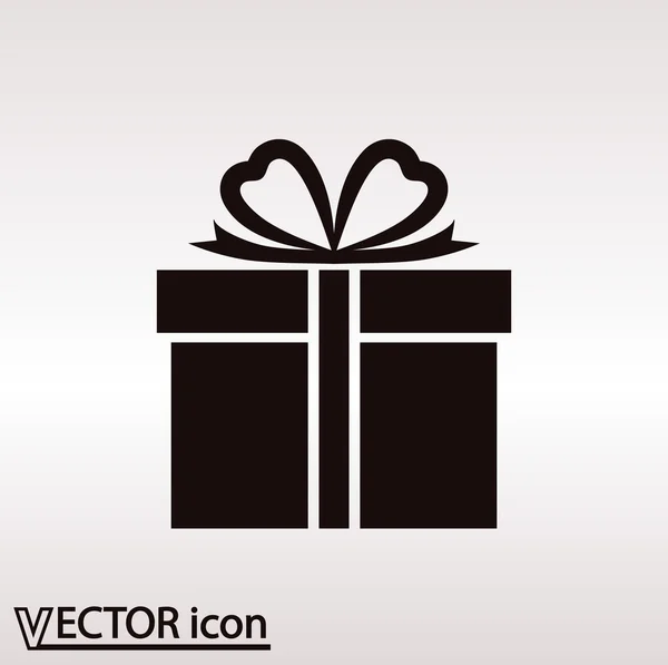 Geschenkbox-Symbol — Stockvektor