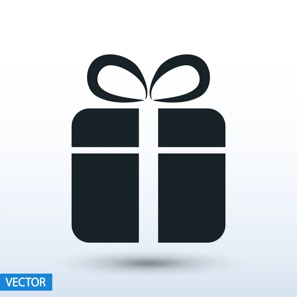 Icono de caja de regalo — Vector de stock