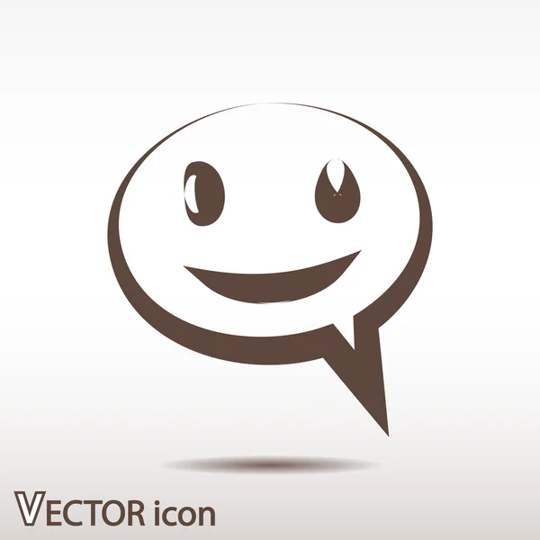 Icono de burbuja de habla — Vector de stock