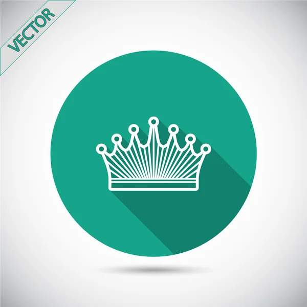 Crown icon design — Stock Vector