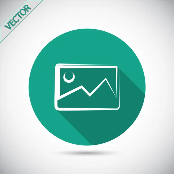 Fotografia icona di design — Vettoriale Stock