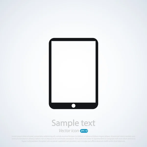 Tableta digital moderna icono de PC — Archivo Imágenes Vectoriales