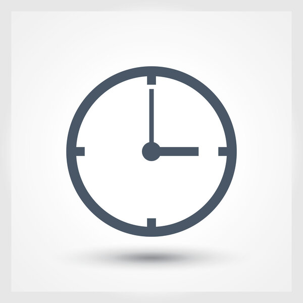 Clock icon design