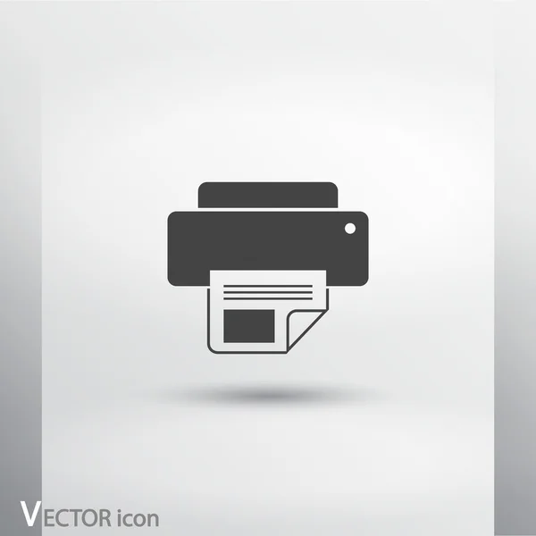 Design von Druckersymbolen — Stockvektor