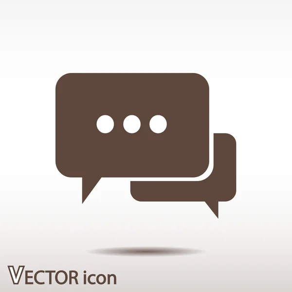 Speech bubble icon — Stock Vector